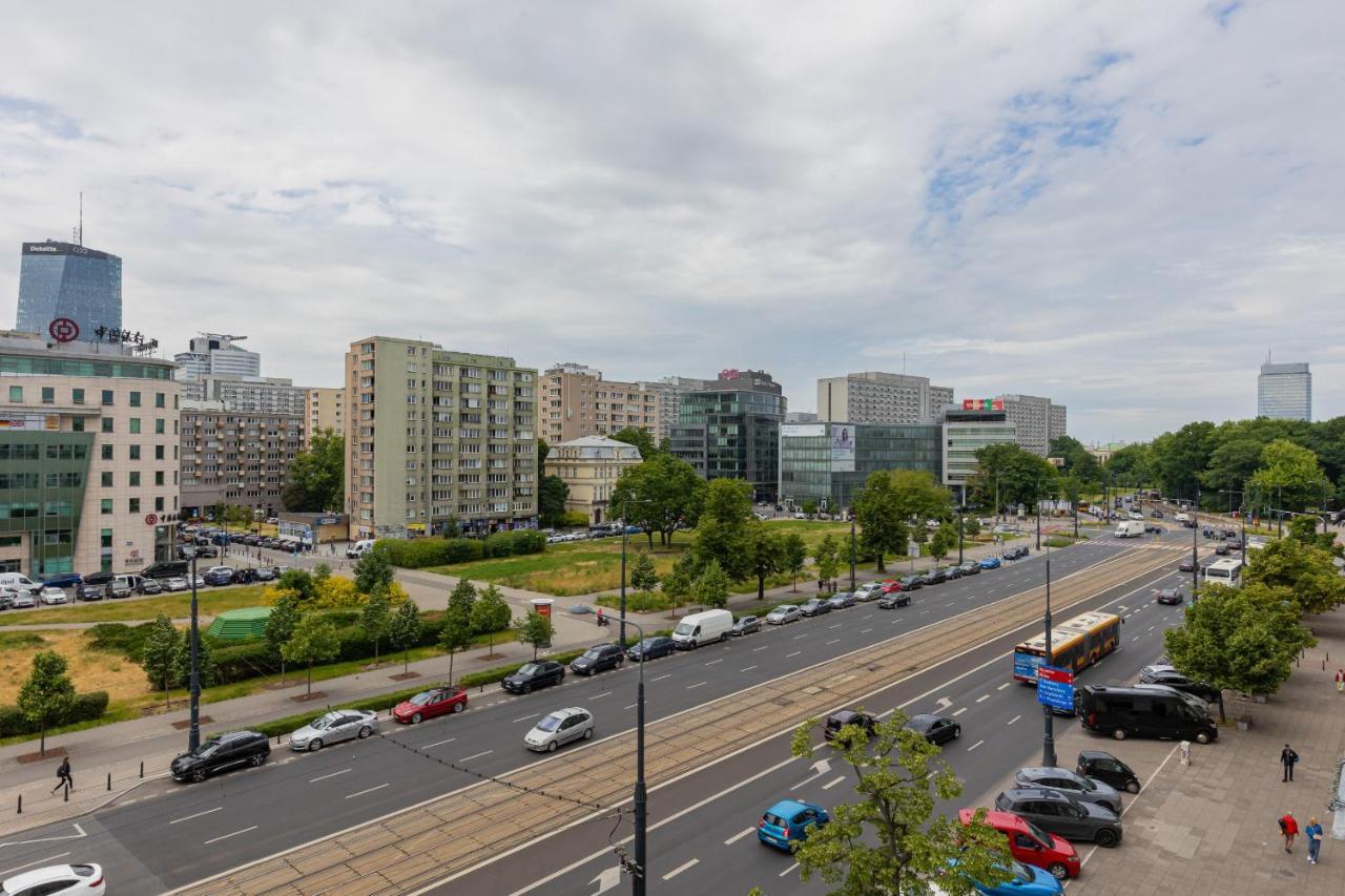 Trendy Apartment Marszalkowska With City View Near Ogrod Saski By Noclegi Renters Warschau Buitenkant foto